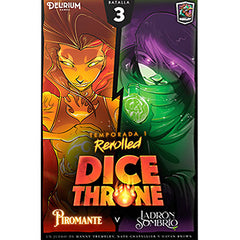 Dice Throne. Temporada 1. Piromanía vs. Ladrón Sombrío