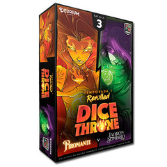 Dice Throne. Temporada 1. Piromanía vs. Ladrón Sombrío