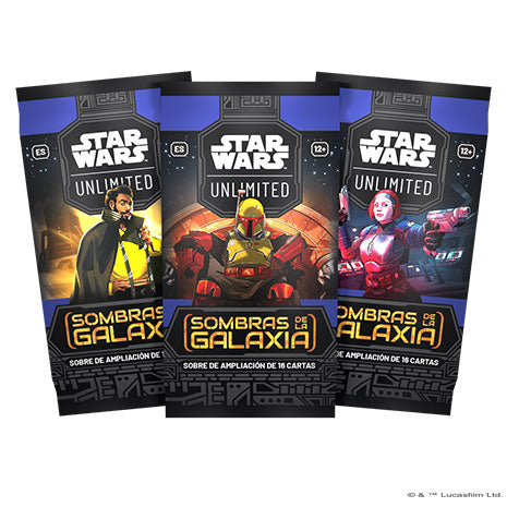 Star Wars Unlimited. Sombras de la Galaxia. Sobre de Ampliación (Inglés)