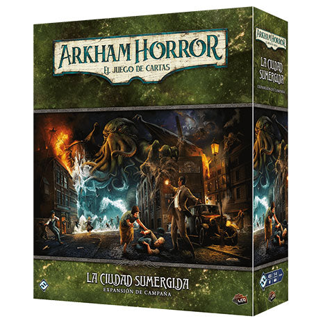 La Ciudad Sumergida. Expansión de Campaña. Arkham Horror. El Juego de Cartas