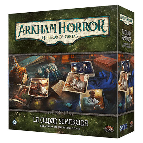 La Ciudad Sumergida. Expansión de Investigadores. Arkham Horror. El Juego de Cartas