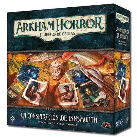 La Conspiración de Innsmouth. Expansión de Investigadores. Arkham Horror. El Juego de Cartas