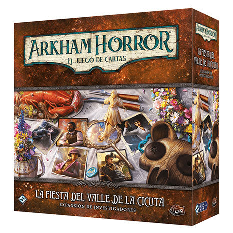 La Fiesta del Valle de la Cicuta. Expansión de Investigadores. Arkham Horror. El Juego de Cartas