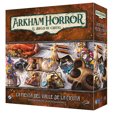 La Fiesta del Valle de la Cicuta. Expansión de Investigadores. Arkham Horror. El Juego de Cartas