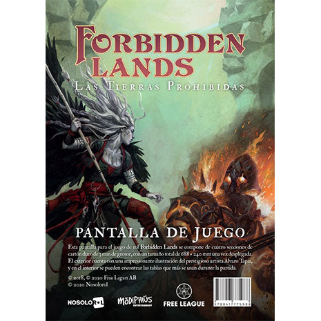Forbidden Lands. Pantalla del Director