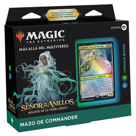 Magic The Gathering. Universe Beyond Commander El Señor de los Anillos Concilio Élfico