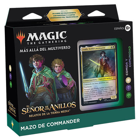 Magic The Gathering. Universe Beyond Commander El Señor de los Anillos Comida y Comunidad