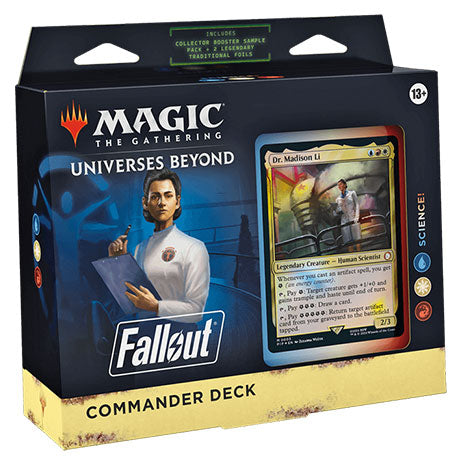 Magic The Gathering. Universe Beyond Commander Fallout Science! (Inglés)