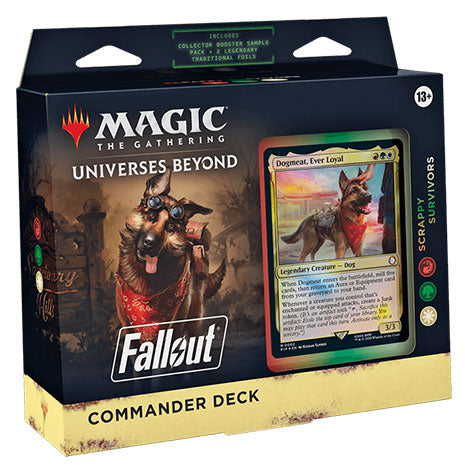 Magic The Gathering. Universe Beyond Commander Fallout Scrappy Survivors (Inglés)