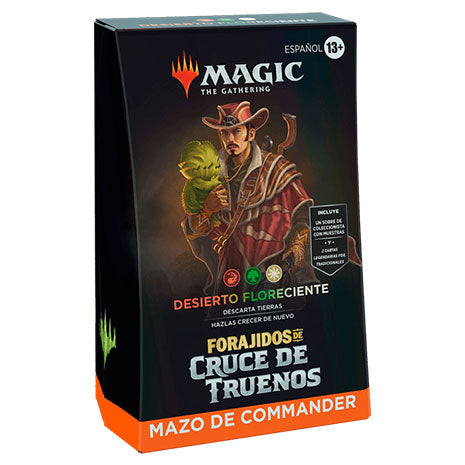 Magic The Gathering. Forajidos de Cruce de Truenos. Desierto Floreciente