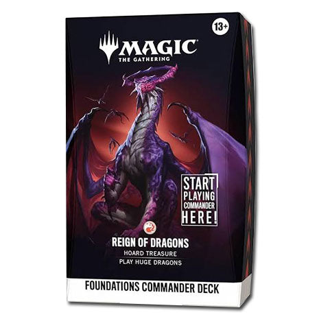 Magic The Gathering. Foundations. Reign of Dragons (Inglés)