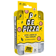 P de Pizza. Juego de Viaje