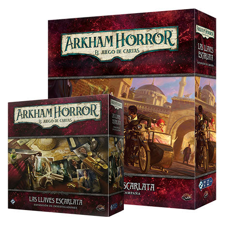 Pack Las Llaves Escarlata. Arkham Horror. El Juego de Cartas