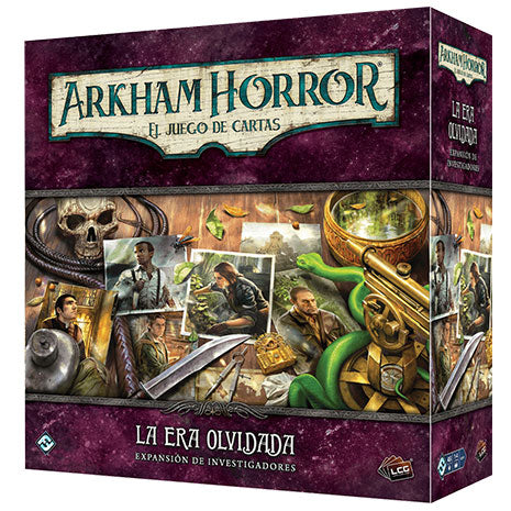 La Era Olvidada. Expansión de Investigadores. Arkham Horror. El Juego de Cartas