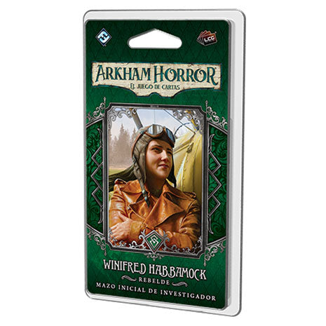 Mazo de Personaje. Winifred Habbamock. Arkham Horror. El Juego de Cartas