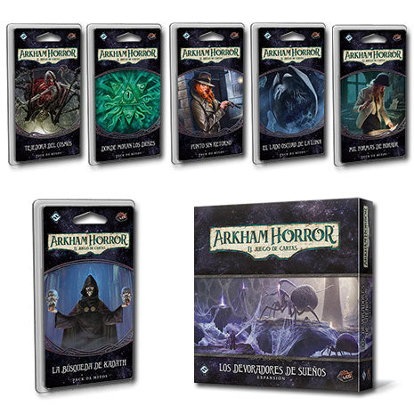 Pack Los Devoradores de Sueños. Arkham Horror. El Juego de Cartas