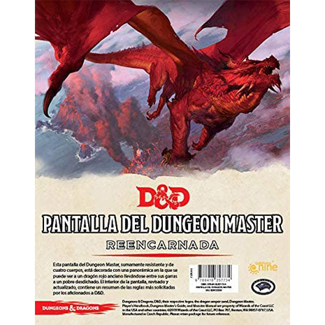 Dungeons & Dragons. Pantalla del DM Reencarnada