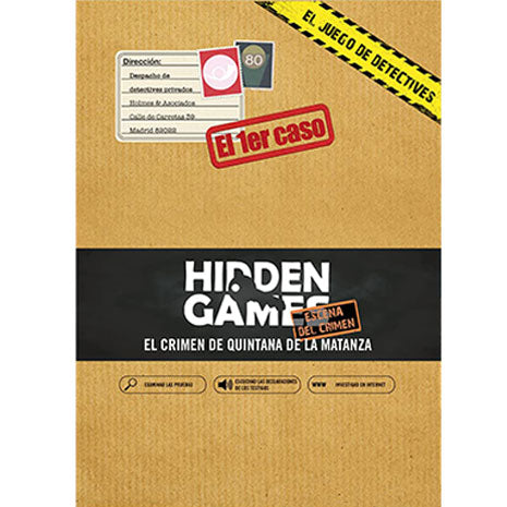 Hidden Games Escena del Crimen. Caso 1. El Crimen De Quintana de la Matanza