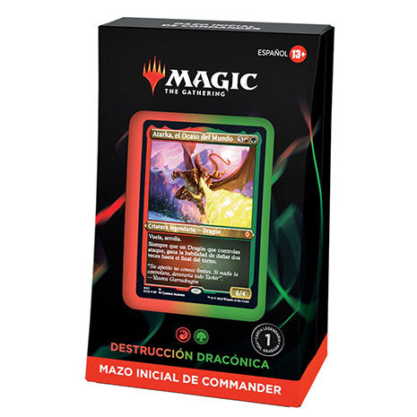 Magic The Gathering. Mazo Inicial Commander. Destrucción Dracónica