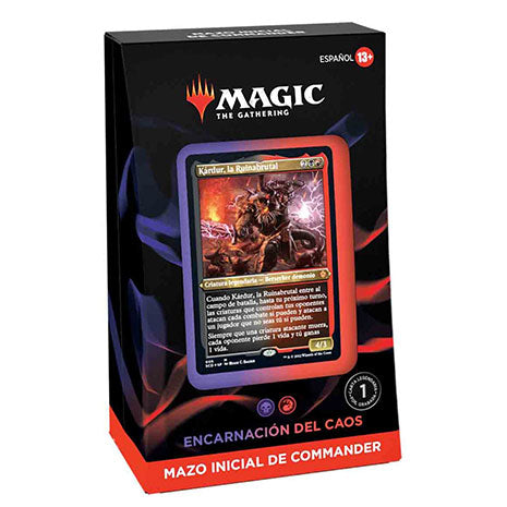 Magic The Gathering. Mazo Inicial Commander. Encarnación del Caos