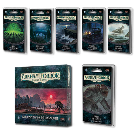 Pack La Conspiración de Innsmouth. Arkham Horror. El Juego de Cartas