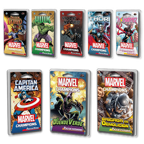 Pack Wave 1. Marvel Champions. El Juego de Cartas