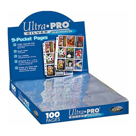 Ultra Pro Páginas Silver Series 9 Pocket