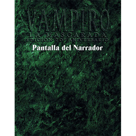 Vampiro La Mascarada. Edición 20º Aniversario. Pantalla de Narrador